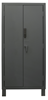 3702CX-BLP4S-95 - 36 in. x 24 in. x 78 in. Gray Adjustable 4-Shelf Access Control Cabinet