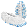 NW-PPSC - One Size White and Blue Non-Skid Shoe Covers