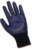 S988-8(M) - Medium (8) Navy Blue Medium-Weight String Knit Rubber Coated Gloves