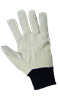C110-GLOBAL - Large (9) Natural 10 oz. Clute Cut Cotton Canvas Gloves