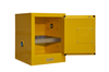 1004M-50 - 17-3/8 in. x 18-1/8 in. x 22-1/8 in. Yellow 4 Gallon 1-Door Manual Close Flammable Storage Cabinet