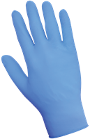 705PFE-XL - X-Large  Economy Blue Powder-Free Nitrile Disposable Gloves