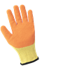 CIA600KV-8(M) - Medium (8) Hi-Vis Yellow/Orange Cut and Impact Resistant Rubber-Dipped Palm Gloves