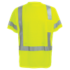 GLO-018-L - Large Hi-Vis Yellow/Green Self Wicking Short Sleeved Shirt