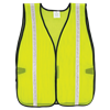GLO-10-G-1IN - One Size Yellow with 1 in Silver Reflective Mesh Safety Vest
