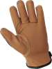 CIA3800-8(M) - Medium (8)  Brown  Cut, Water and Flame Resistant Grain Goatskin Gloves