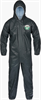 51130-XL - X-Large Gray Pyrolon CRFR Hooded Chemical Resistant Coverall