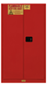 1060M-17 - 34 in. x 34 in. x 65 in. Red 60 Gallon Manual Close Flammable Storage Cabinet