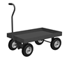 5WT3-3060-LU-12PN-95 - 30 in. x 62-1/4 in. x 43-1/8 in. Gray Pneumatic, 3 in. Lips Up, 5th Wheel Platform Truck with Handle