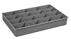 124-95-12-IND - Gray Polypropylene 12 Compartment Insert