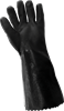 718R - X-Large (10) Black Premium Double-Dipped PVC Gloves