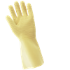 190ETC-9(L) - Large (9) Natural Wrinkle Patterned Rubber Unsupported Gloves