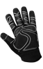 SG9001IN-8(M) - Medium (8) Blue/Black Spandex/Synthetic Leather Work Gloves