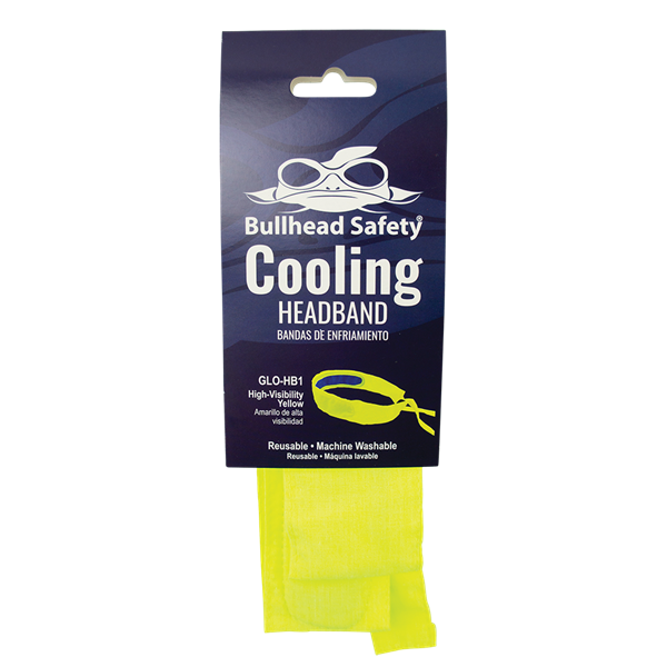 GLO-HB11 - One Size Hi-Vis Yellow/Green Evaporative Cooling Headband