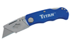 10-10-20L - Blue Titan Folding Utility Knife