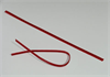26-52R - 8 in. Red Paper Covered Twist Ties