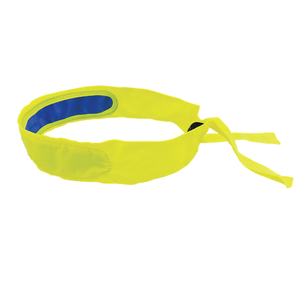 GLO-HB11 - One Size Hi-Vis Yellow/Green Evaporative Cooling Headband
