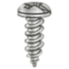 10N200SMPZ/COMBO - #10 x 2 in. Zinc Plated Slotted/Phillips Combination Sheet Metal Screw