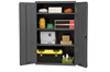 3601-95 - 36 in. x 18 in. x 60 in. Gray Adjustable 3-Shelf Cabinet
