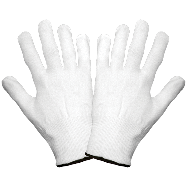 N900-10 - X-Large (10) White 100% Nylon Inspectors Gloves