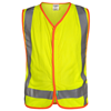 V8AM0322VL-MD - Medium Hi-Vis Lime Yellow FR/ARC Mesh Modacrylic Adjustable-Side Vest