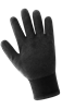 348INT-7(S) - Small (7) BlackTwo-Layer PVC Dipped Low Temperature Gloves