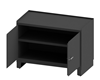 3403NVSLF-95 - 48-1/8 in. x 24-1/4 in. x 36-3/16 in. Gray 1-Shelf 2-Doors Stationary Workstation