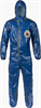 52132-2X - 2X-Large Blue Respriator Fit Hood with Elastic Wrist/Ankle Pyrolon CBFR Coverall 