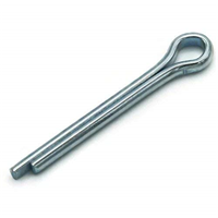 25R350PCOZ - 1/4 x 3-1/2 in. Carbon Steel Zinc Clear Cotter Pin 