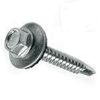 10N100TEKZ/UHWHN - #10 x 1 in. Teks with Neo Bonded Washer Zinc Plated Unslotted Hex Washer Head Screw