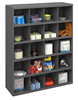 351-95 - 33-7/8 in. x 12 in. x 42 in. Gray Bins Cabinet with 20 Openings