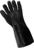 714R-10(XL) - X-Large (10) Black 14 in Premium Sandpaper Finish PVC Gloves
