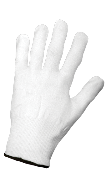 N900-9 - Large (9) White 100% Nylon Inspectors Gloves