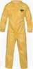 C1T110Y-MD - Medium Yellow ChemMax 1 Elastic Wrist/Ankle Sealed Seam Coverall 