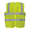 GLO-01BA-5XL - 5X-Large Hi-Vis Yellow/Green Mesh Breakaway Safety Vest