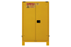 1045SL-50 - 43 in. x 18 in. x 72-3/8 in. Yellow 45 Gallon 2-Door Self-Close Flammable Storage Cabinet With Legs