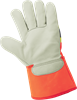 2950HV-11(2XL) - 2X-Large (11) Hi-Vis Orange with Beige Standard-Grade Cowhide Insulated Gloves