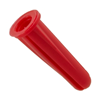 18R75APW/468RED - 3/16 x 3/4 Plastic Wall Anchor 4-6-8 Red