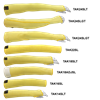 TAK24SLT - 24 in Yellow Cut Resistant Heavyweight TuffKut? Sleeves with Thumb Slot