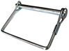 SNIP-250-2500S - 1/4 x 2-1/2 in.  Low Carbon Steel Zinc Clear Snap Square One Wire Pin