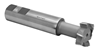 LTS3216M42T - 1 in. x 1/4 in. M42 Cobalt Long Shank T-Slot Milling Cutter - TiN Coated/Staggered Tooth