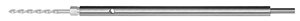 96000-WHITNEY - 4 in. OAL x 1/4 in. Shank Dia. x 5/16 in. Body Dia. Collet Type Drill Extension System Body - Series 1