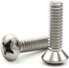 6C100MSFS/XOV - #6-32 x 1 in. Stainless Steel Phillips Countersunk Oval Head Machine Screw