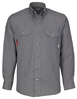 ISH65DH06-LG - Large Gray 6.5 oz. Westex DH Long Sleeve Shirt