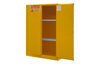 1090M-50 - 43 in. x34 in. x 65 in. Yellow 90 Gallon 2-Door Manual Close Flammable Storage Cabinet