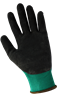 360-8(M) - Medium (8) Green/Black Rubber Palm-Dipped Gloves