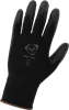 PUG17-L - Large (9) Black Lightweight Seamless General Purpose Dipped Gloves