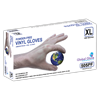 505PF-M - Medium Clear Powder-Free Vinyl Disposable Gloves