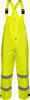 ABPVC10LY-LG - Large Hi-Vis Yellow Flame Resistant/ARC PVC Bib Pant with Leg Zipper