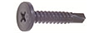 ITW 1560553 - #10-16 x 1 in. Teks 3 Gray Coated #2 Point Phillips Pancake Head Screw